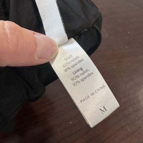 ANDIE SWIM Riviera Bikini Top‎ Flat Black Scoop Neck Adjustable Strap Medium - Picture 6 of 8